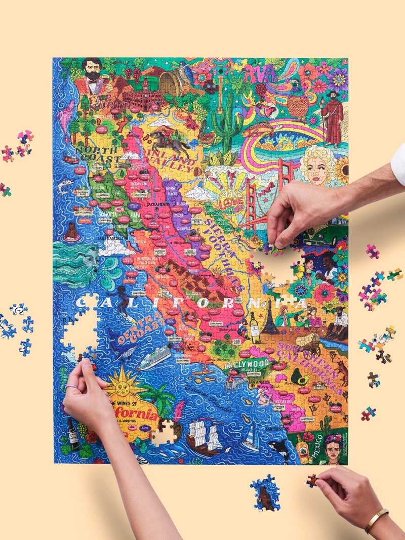 Wine Puzzle - California